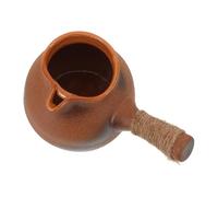 PRETYZOOM Bouilloire Camping en Poterie Traditionnelle 800ml Légère et Polyvalente pour Usage Extérieur et Cuisson sur Cuisinière