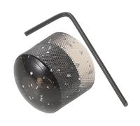 PRETYZOOM Boutons de Volume pour Guitare Électrique et Basse en Plastique Noir, Légers et Faciles à Remplacer, Accessoire Essentiel pour Musiciens, 1 Set Clé