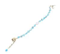 PRETYZOOM Bracelet de Cœur, Bracelet Simple, Bijou D'été, Plastique et Alliage de Zinc, Léger, Confortable, pour Femmes, Style Océan et Vacances D'été, Bleu