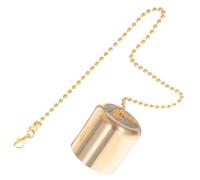 PRETYZOOM Brass Candle Snuffer Tool With Extinguishing Cap For Oil Lamps Wine Bottle Candles Vintage Flame Wick Cover Extinguisher