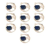 PRETYZOOM Breloques pour Bijoux Soi-même 10 Pièces, Accessoires Décoratifs Coquillages Bleu 28x25 Mm en Alliage, Pendentifs Étoiles de Mer pour Bracelets Diy, Collier, Création Artisanale
