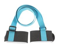 PRETYZOOM Bretelles de Ski Sangle D'épaule pour Snowboard Bleue, Nylon et Polyester, Pliable, Portable, Rangement Facile pour Skis et Snowboard