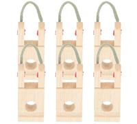 PRETYZOOM Bride D'étouffoir de Clavier de Piano Beige en Matériau Synthétique 6pcs Accessoire Pratique et Facile à Transporter pour Réparation Professionnelle ou Usage Personnel