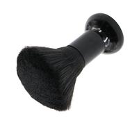 PRETYZOOM Brosse à Cheveux Noire en Fibres Souples, Plumeau de Cou Portable Multifonction, Outil de Coiffure Professionnel pour Salon et Usage Personnel, Nettoyage des Cheveux et Poussières