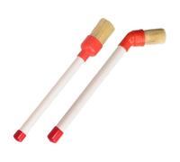 PRETYZOOM Brosse à Graisse pour Graissage et Nettoyage 2pcs en Bois et Plastique pour Pneus Pinceau Incurvé Compact Kit Outil pour Propriétaires de Voiture en Déplacement
