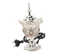 PRETYZOOM brûleur dencens électrique Domestique brûleur de résine dencens Oud décor Vintage Ornement encensoirs de Table brûleur électrique Table à Manger décorations Artisanat