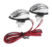 PRETYZOOM Buse Lave Glace LED pour Voiture Lot de 2 Gicleurs de Pare-Brise Universels Bleu Lumière de Pulvérisation pour Nettoyage Automobile