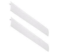 PRETYZOOM Cache-espaces De Comptoir De Cuisinière à Gaz Blanc 25 Pouces En Silicone Résistant à Haute Température Protection Anti-huile Cuisine Lot De 2 Pièces Usage Domestique
