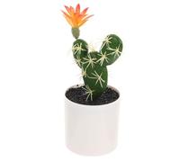 PRETYZOOM Cactus Artificiel en Pot | Bonsaï de Plante Succulente en Plastique pour Décoration de Table et Bureau | Faux Cactus Décoratif pour Maison et Intérieur (Multi, 7.60 x 7.60 x 20.00 cm)