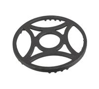 PRETYZOOM Cadre anti-dérapant pour bac à lait remplacement de la grille du brûleur cuisinière à anneau wok manique antidérapante Support de wok de poêle électrique le fer Noir