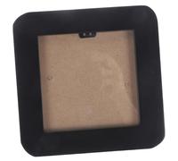 PRETYZOOM Cadre Photo Rustique en Bois Foncé, Cadre 10x10 à Coins Arrondis, Mini Format Chic pour Bureau, Salon ou Chambre, Protège et Expose Vos Photos