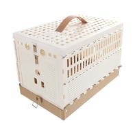 PRETYZOOM Cage à Pigeons en Abs Pliable pour Entraînement et Domestication, Conçue Nettoyage Facile Rangement Pratique des Petits Animaux