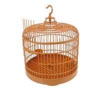 PRETYZOOM Cage Suspendue pour Oiseaux en Plastique Ronde, Réutilisable et Polyvalente, Design Élégant pour Petits Oiseaux et Animaux de Compagnie