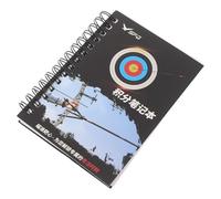 PRETYZOOM Carnet de Score de Tir à l'arc Portable Petit Bloc-Notes de Suivi Précis Registre de Score Feuilles Anti-Transfert Accessoire Indispensable pour Tournoi et Entraînement