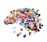 PRETYZOOM Carreaux Mosaïque Céramique Irréguliers pour Loisirs Créatifs DIY Tesselles Mixtes Colorées pour Décoration Artisanale Matériau Sûr