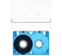 PRETYZOOM Cassette Vide Bandes Vierges Parole 40-60, Plastique Bleu, Enregistrement Audio Ininterrompu, Portable, pour Bureau et Interviews, Style Vintage