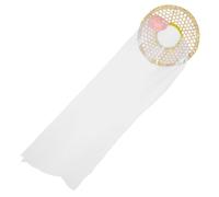 PRETYZOOM Chapeau Conique en Bambou avec Voile en Soie pour Femme, Chapeau de Soleil Oriental Chinois, Couvre-chef Léger et Protecteur Uv, Accessoire de Cérémonie et Cosplay, 1 Pièce