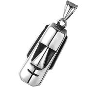 PRETYZOOM charme de tête d'île de pâques femme poeles Accessoire mode collier chainette charms bijoux charmes de bracelet pendentifs collier île de pâques Statue Moaï Acier inoxydable