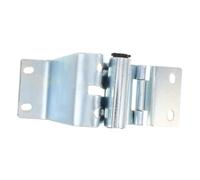 PRETYZOOM Charnière D'angle Résistance Toutes Saisons et Revêtement D'oxydation Installation Standardisée en Métal Argenté Pivot Double Roulement pour Porte de Garage pour Ateliers