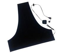 PRETYZOOM Coussin Chauffant Électrique USB pour Gilet Thermique Noir 3 Niveaux de Température Réglables en Fibre D'alliage pour Soulagement et Plusieurs styles
