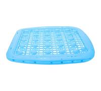 PRETYZOOM Coussin de Siège Ventilé pour Engins Lourds 40,6 X 38,6 Cm avec Billes de Massage Double Couche, Plastique Respirant Antidérapant, Compatible Chariot Élévateur et Excavatrice,