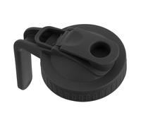 PRETYZOOM Couvercle à Large Ouverture 86 Mm Poignée Noir, Accessoire En Verre Pour Pot à Bec Verseur, Couvercle De Bocal Hermétique Pour Carafe à Eau Froide Et Tasse à Café, Conservation Et Service