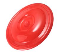 PRETYZOOM Couvercle Plastique Rouge pour Poubelle Ronde de 33,5 Cm, Léger et Facile à Installer, Adapté aux Poubelles Extérieures Bâtiments et Lieux Publics