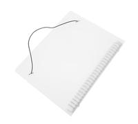 PRETYZOOM Couverture de Classeur B5 26 Trous en PP Translucide Mate Protège-Cahier Rechargeable pour Planificateur Coque Résistante et Facile à Nettoyer Accessoire Bureau Pratique pour