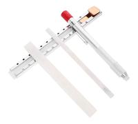 PRETYZOOM Crayons de Marquage Plat en Stéatite Naturelle, Ensemble 2 Pièces Porte-crayon, Outil de Soudage pour Acier et Tuiles, Marqueur Peinture Solide pour Usage Industriel et Textile,