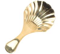 PRETYZOOM Cuillère à Grains en Laiton Classique, Petite Cuillère Pratique et Confortable pour Thé et Café à Domicile Restaurant, Accessoire Essentiel