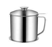 PRETYZOOM De Cuisine Séparateur De Soupe D'huile Pichet De Filtre À Graisse En Acier Inoxydable