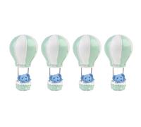 PRETYZOOM Décoration De Montgolfière En Forme D'éléphant 4 Pièces Ornement De Gâteau Créatif Pour Pour Garçons Et Filles Décoration De Bureau Fête