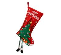 PRETYZOOM Décorations De Noël Chaussettes De Noël Décorations d'arbre De Noël De Rangement pour Sapin De Noel Peluche Décoration De Noël Support De Bas De Noël Tissu Non Tissé