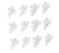 PRETYZOOM Décorations De Noël Uniques Pendentifs Anges 9 Cm Décorations pour Sapin De Noël 12 Pièces