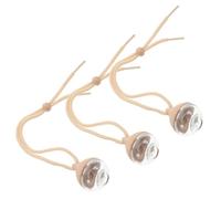 PRETYZOOM Diffuseur d'Huiles Essentielles Suspendu pour Voiture en Verre Lot de 3 Accessoires Voiture Polyvalent Design Chic Assainisseur d'Air pour