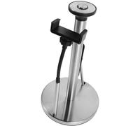 PRETYZOOM Distributeur avec en Essuie-Tout Papier de Comptoir Acier Inoxydable Support pour Smartphone, Base Stable Structure Verticale et Cuisine à Domicile et Réunions
