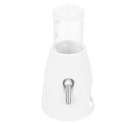PRETYZOOM Distributeur d'eau pour Hamster 80 ML en Polypropylène Blanc Observation Facile du Niveau d'eau et Buse Pratique pour Petits Animaux Quotidien