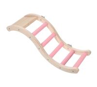 PRETYZOOM Échelle en Bois pour Cage à Oiseaux, Jouet d'escalade pour Perruche, Stimulation Mentale et Sécurité à Mâcher, Accessoire pour Cage à Oiseaux