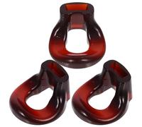 PRETYZOOM Embouchure de Flûte en Résine 3 Pcs, Embout Buccal de Rechange pour Flûte à Bec Dongxiao, Accessoire D'aide au Soufflage pour Musiciens Débutants et Professionnels