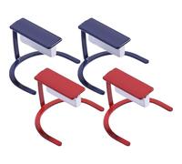 PRETYZOOM Ensemble de 4 Aimants pour Ongles 3d Effet Œil de Chat Kit D'outils de Support Magnétique Rouge et Bleu pour Manucure Professionnelle et Décoration Artistique