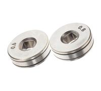 PRETYZOOM Entraînement d'avance pour soudeuse 2pcs 0,6/0,8 MM en acier, rouleau d'entraînement du fil de soudage, accessoires pour machine à souder bidirectionnelle