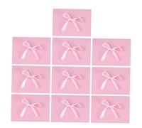 PRETYZOOM Enveloppes D'invitation Créatives à Nœud 17,5 x 12,5 Cm En Papier Naturel Rose, Lot De 10 Pièces Pour Mariage Fête Anniversaire Cartes Vierges