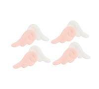 PRETYZOOM Épingle à Cheveux Angel Wings Lot de 4 Paires Accessoires en Peluche Créatif et Solide Coiffure Garçon et Fête Style Décontracté