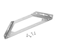 PRETYZOOM Équerre Angle Acier Inoxydable Renforcée pour Meubles Support Stable et Résistant Connecteur Triangulaire pour Étagères Tables et Armoires avec Vis