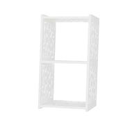 PRETYZOOM Étagère Murale Décorative Cloison Séparatrice Moderne Design Ajouré pour Salon Bureau Chambre Et Cuisine Rangement Pratique pour Plantes Et Objets Décoratifs