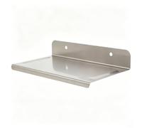 PRETYZOOM Étagère Téléphone Salle de Bain en Acier Inoxydable 304 Argenté | Installation Simple, Base Antidérapante, pour Sanitaires Publics et Zones à Fort Passage, Rangement Compact