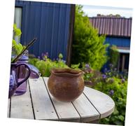 PRETYZOOM Étang Céramique Déversoir De Cascade pour Jardin Extérieur Bol Eau Décoratif pour Patio Et Cour