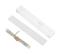 PRETYZOOM Étui à Mezouza en Acrylique pour Bénédiction Religieuse, Décoration Murale Juive Élégante Symbole de Bénédiction et Protection de Porte, pour Pendaisons de Crémaillère