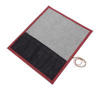 PRETYZOOM Étui à Pinceaux Enroulable en Bambou 36 CM Porte-Pinceaux Chinois pour Calligraphie et Aquarelle Paquet de Rangement Multifonction pour Artistes Organiseur Solide pour Stylos