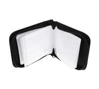 PRETYZOOM Étui CD 40 Disques Mini en Oxford Épais, Boîtier Dvd Portable en Polyester Résistant, Protection Antichoc, Rangement Voiture et Maison, Organisateur de CD Compact sans Marquage